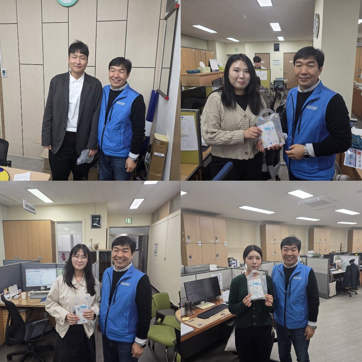 신규임용자 경공노 홍보 및 축하선물 전달